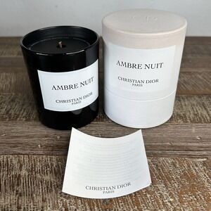 Christian Dior Ambre Nuit Scented Candle 190 g 6.7 Oz Bergamot NEW
